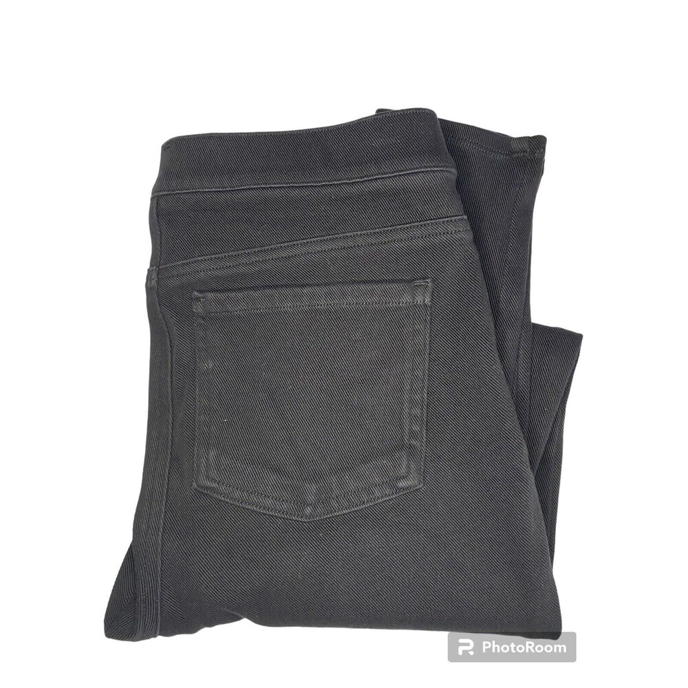 Spanx Jean-ish High Rise Ankle Leggings Pull On Black Womens Size M Stain**